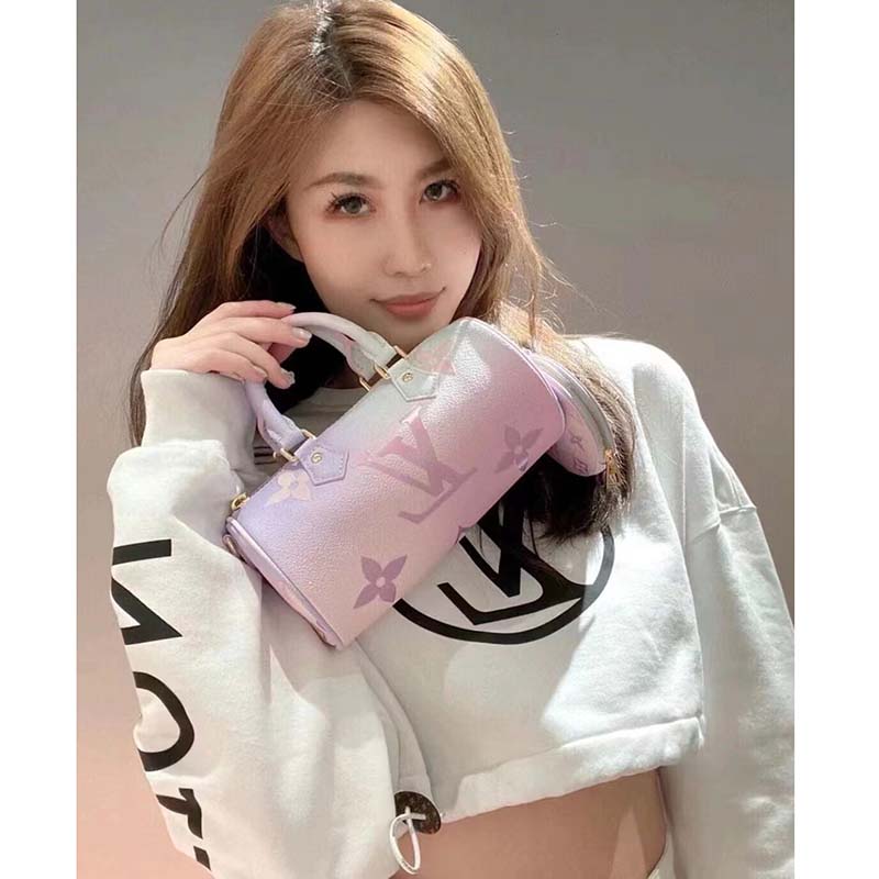 Louis Vuitton LV Women Papillon BB Handbag Sunrise Pastel Monogram Coated Canvas