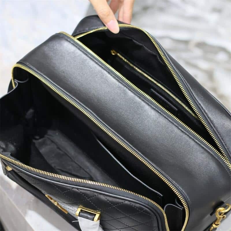 Y Liya Quilted Leather Duffle Bag 0424111515