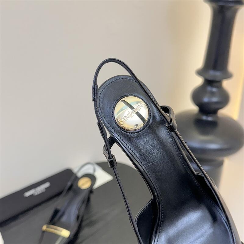 Jacqueline Patent Leather Slingback Pumps 0425020505