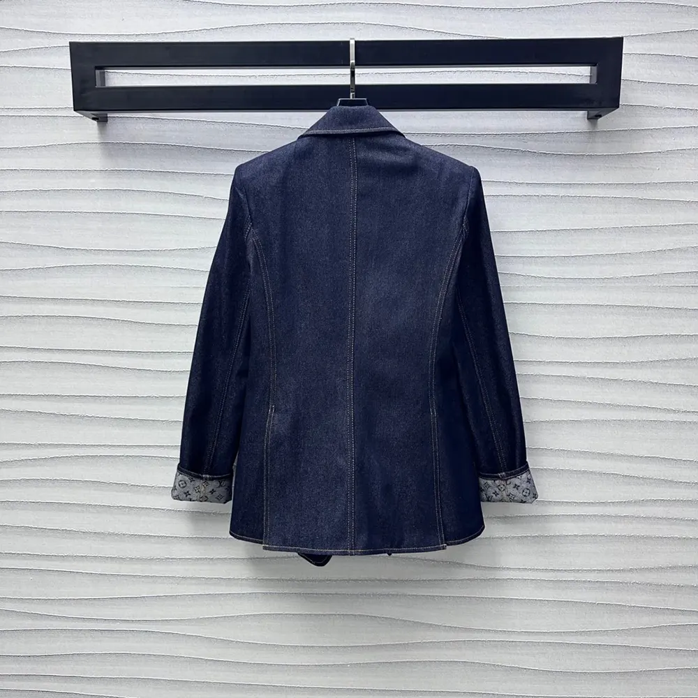Louis Vuitton Women Denim Preppy Blazer 1AI144