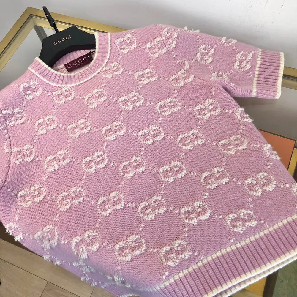 Gucci Women GG Wool Boucle Jacquard Top 770059XKCNA6011