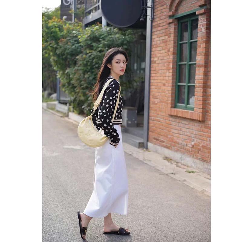 Louis Vuitton LV Women Over The Moon Yellow Quilted Embroidered Smooth Calf Leather