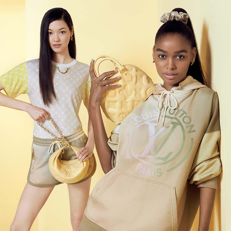 Louis Vuitton LV Women Over The Moon Yellow Quilted Embroidered Smooth Calf Leather