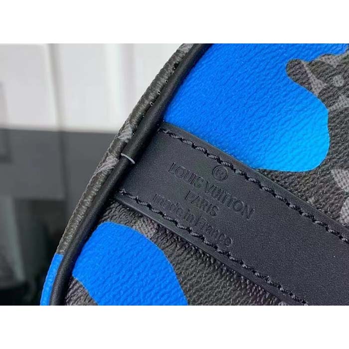 Louis Vuitton LV Unisex Keepall Bandoulière 25 Sunrise Eclipse Reverse Coated Canvas