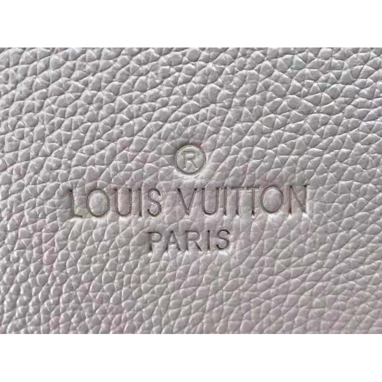 Louis Vuitton LV Women Lockme Ever MM Handbag Beige Soft Grained Calfskin