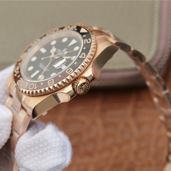 Rolex GMT-Master II Root Beer Rose Gold 40mm