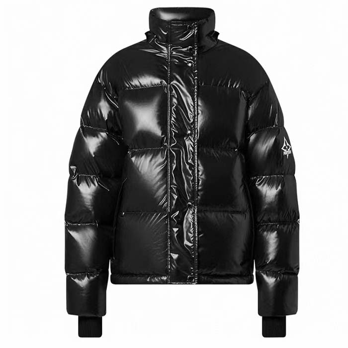 Louis Vuitton Women LV SKI Glossy Nylon Puffer Jacket Polyamide Black
