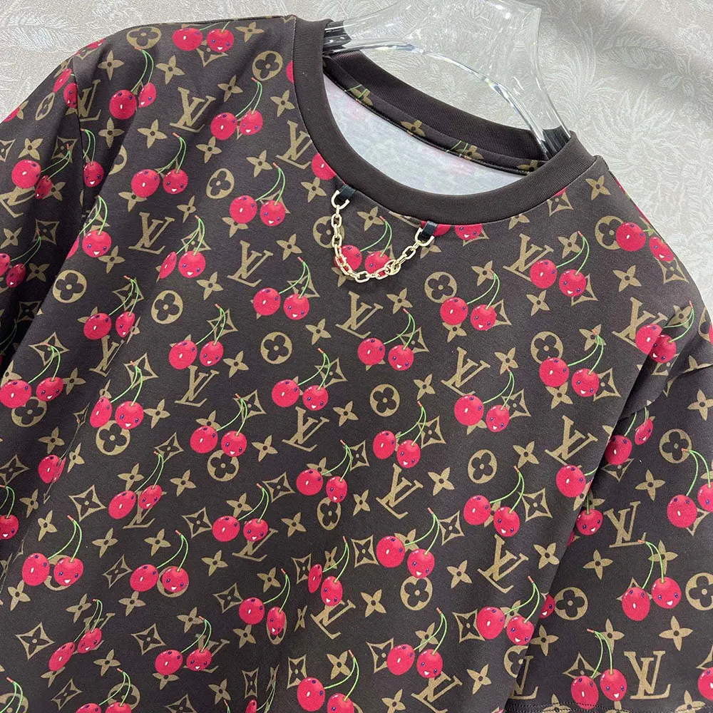 Louis Vuitton Women LV x TM Cherry T-Shirt 1AHJJF