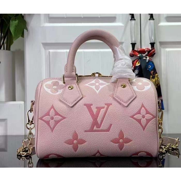 Louis Vuitton LV Women Seedy Bandoulière 20 Pink Embossed Supple Cowhide Leather