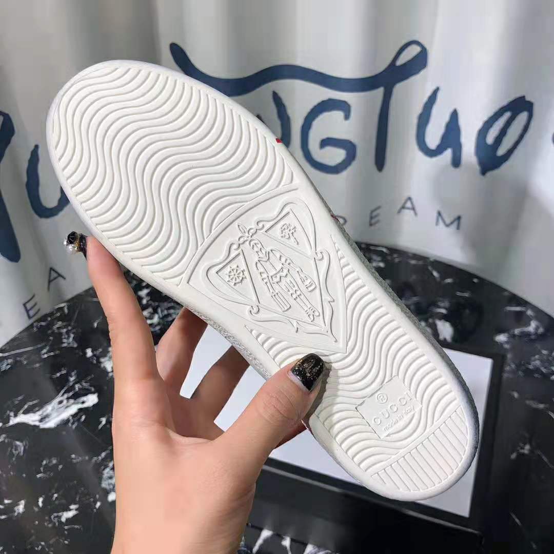 Gucci Men’s Ace Sneaker with Gucci Blade-Green