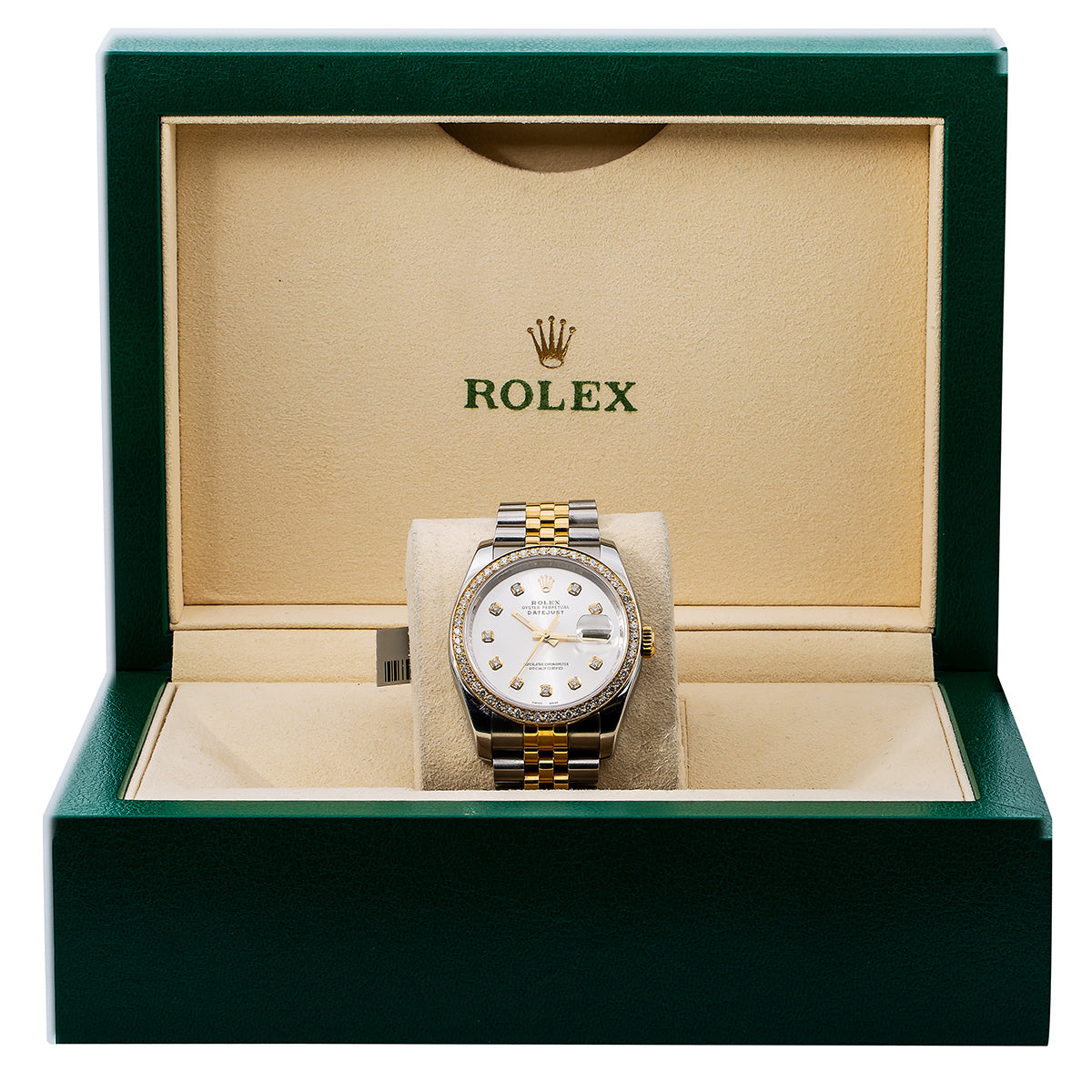 Rolex Datejust Diamond Watch, 116233 36mm Silver Mother Of Pearl