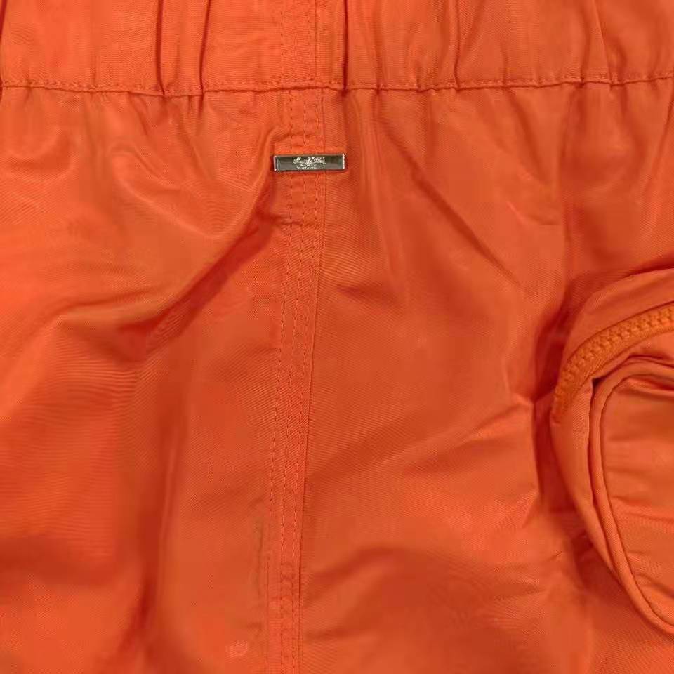 Louis Vuitton Women 3D Pocket Monogram Board Shorts Polyester Orange