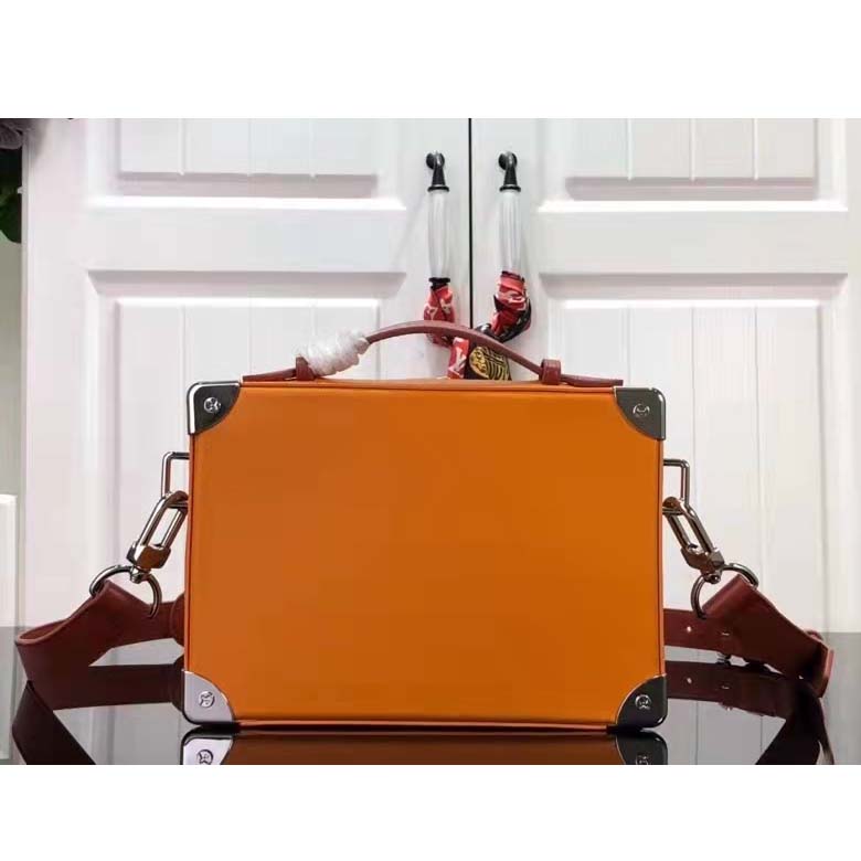 Louis Vuitton LV Unisex NBA Handle Soft Trunk No. 7 Saffron Cowhide Calf