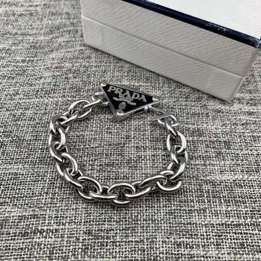 Prada Women Symbole Bracelet 925 Sterling Silver