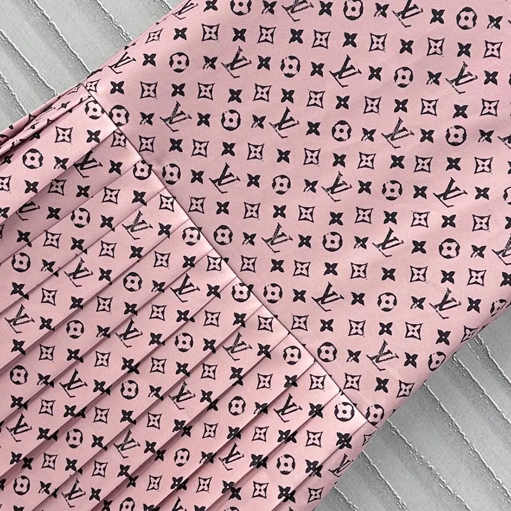 Louis Vuitton Women Washed Monogram Pleat Dress 1AIAPT