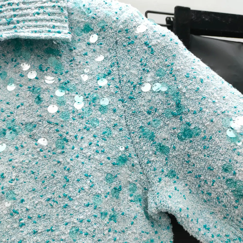 Gucci Women Tweed Blend Polo Top 798148XKD804986