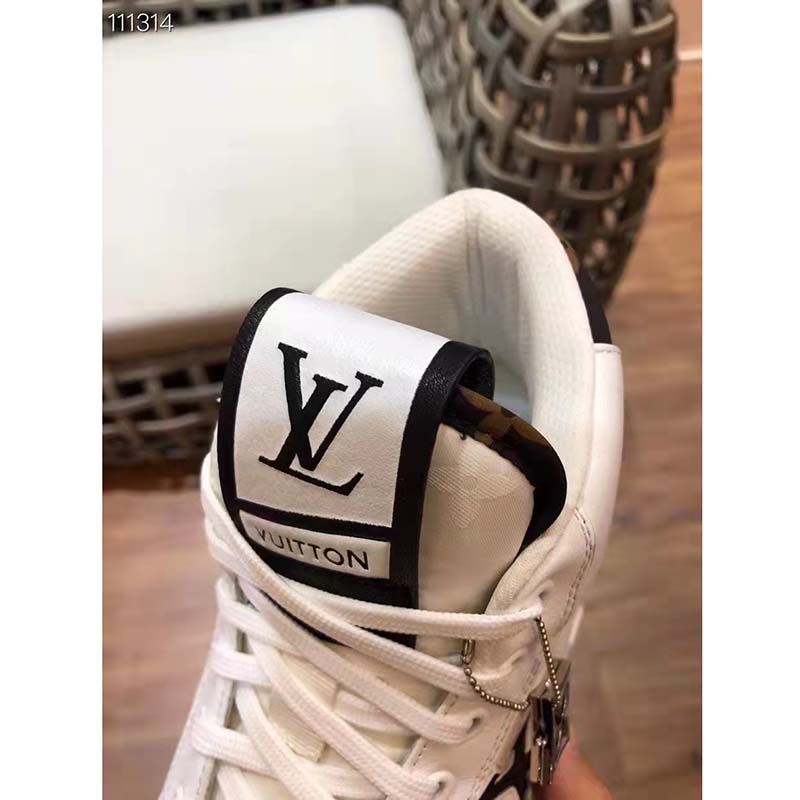 Louis Vuitton Unisex Charlie Sneaker Boot Cacao Brown Mix Recycled Bio-Based Materials