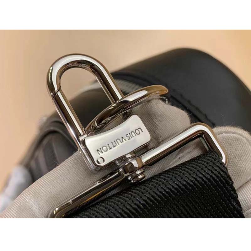 Louis Vuitton LV Unisex Sirius Briefcase Black Damier Infini Onyx Cowhide Leather