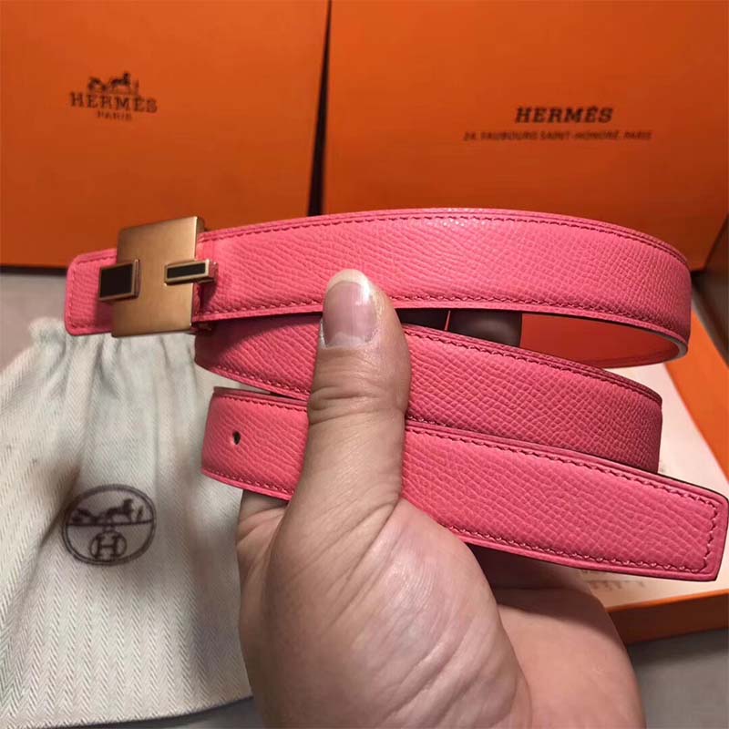 Hermes Women Eileen Buckle & Reversible Leather Strap 24 mm