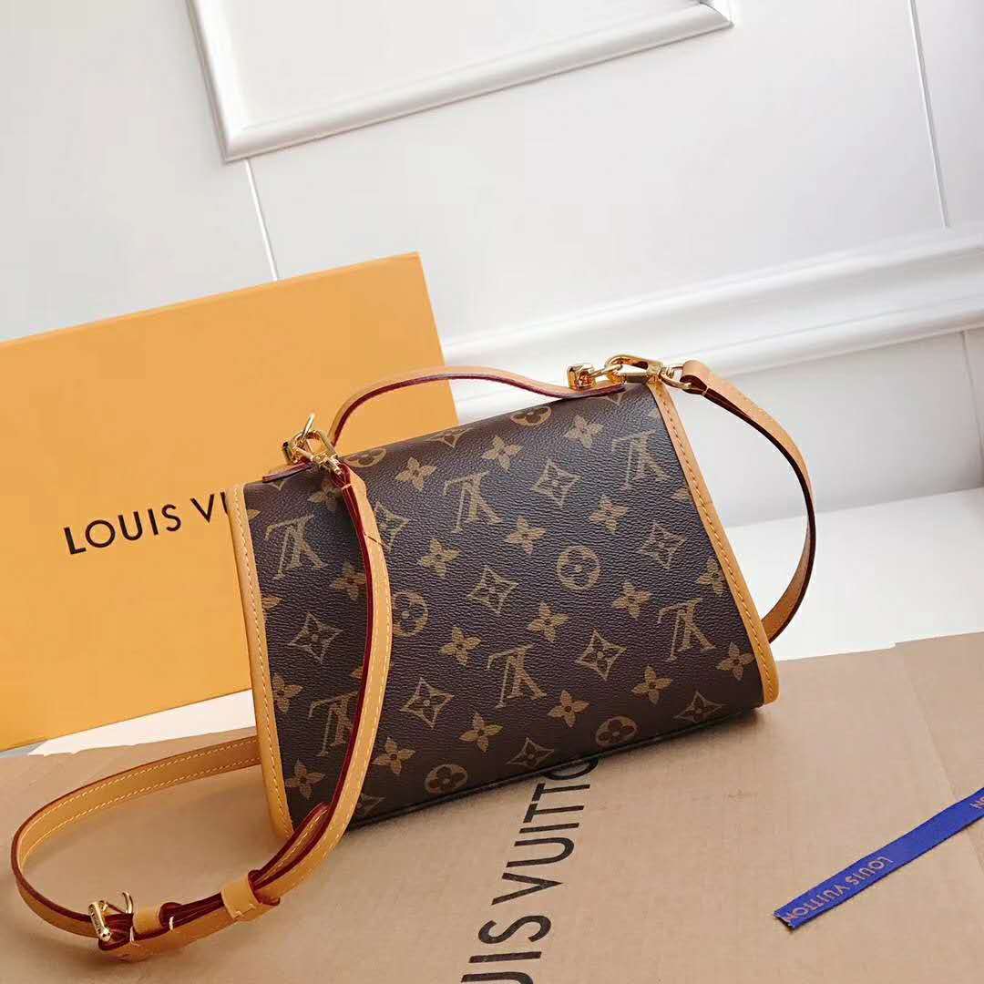 Louis Vuitton LV Women LV Ivy Bag in Monogram Coated Canvas-Brown