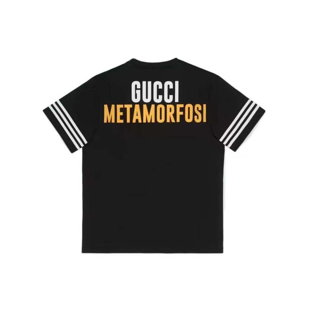 Gucci Women GG Adidas x Gucci Cotton T-Shirt Features the Gucci Trefoil Print