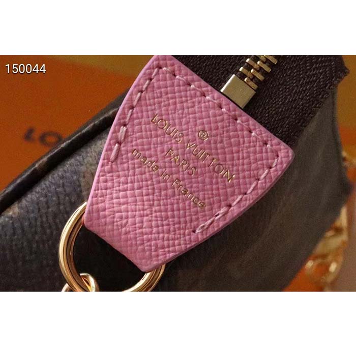 Louis Vuitton LV Women Mini Pochette Accessoires in Monogram Coated Canvas