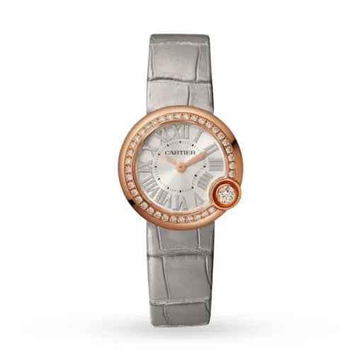 CARTIER Cartier Ballon Bleu de Cartier Women Quartz Silver Leather Watch WJBL0006