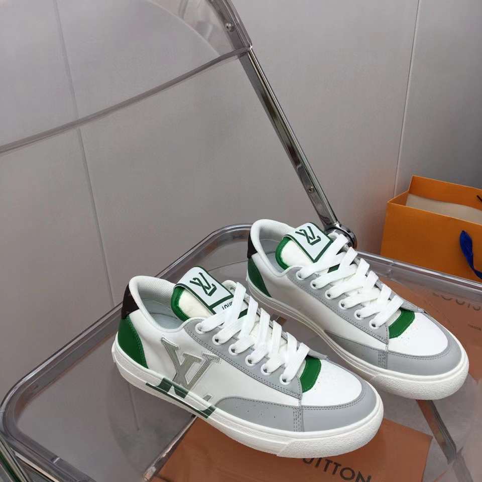 Louis Vuitton Unisex LV Charlie Sneaker Green Mix Recycled Bio-Based Sustainable Materials