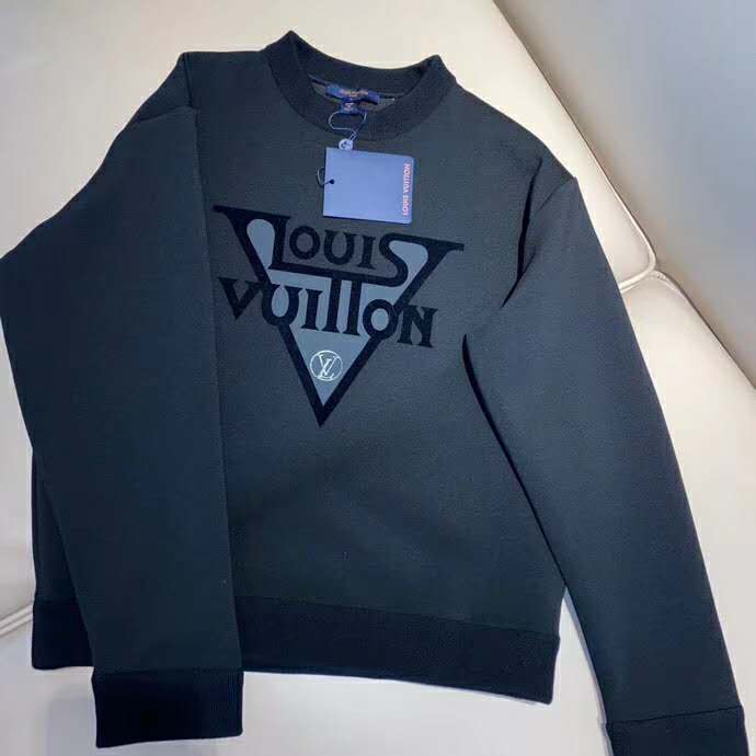 Louis Vuitton LV Women LV Midnight Sweatshirt in Cotton Jersey-Black
