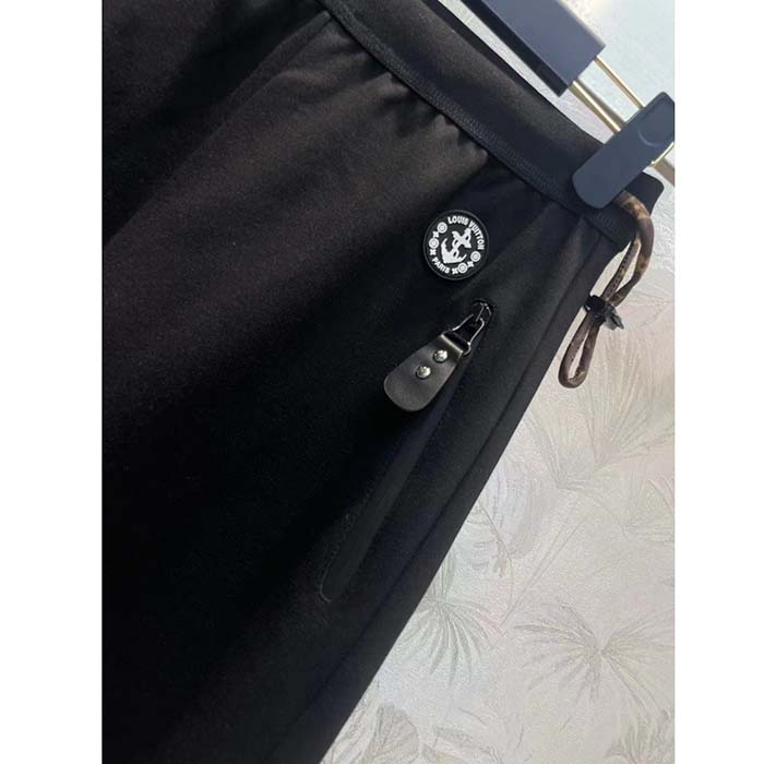Louis Vuitton Women LV Scuba Pants Black Regular Fit 1AFFLI