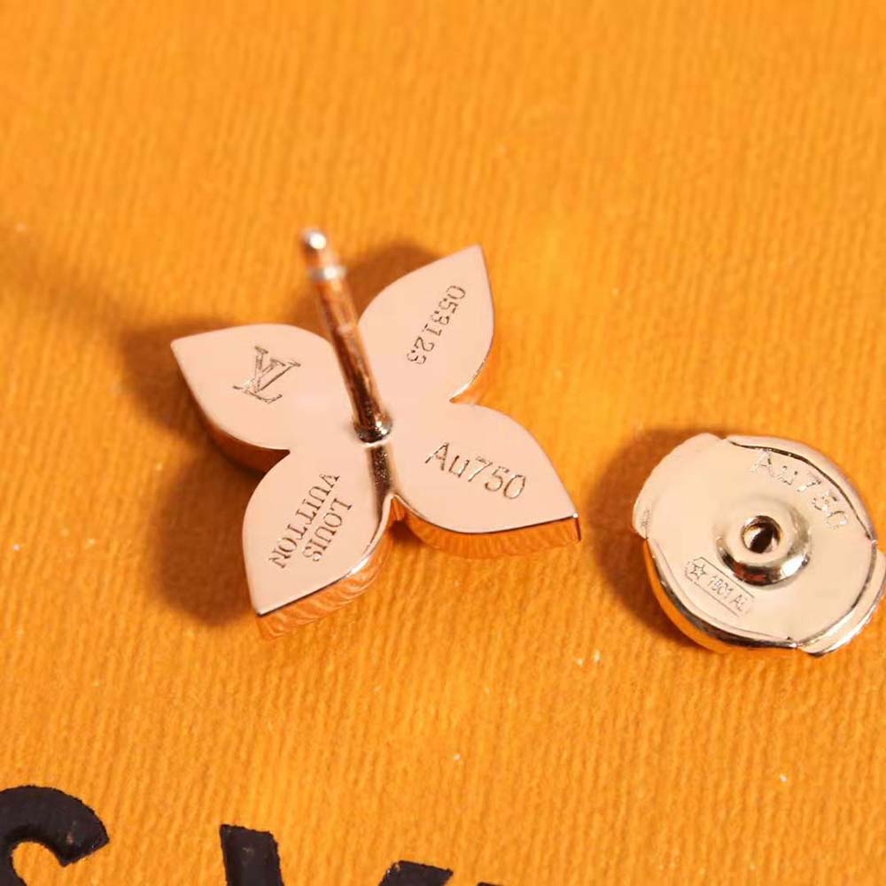 Louis Vuitton Women Idylle Blossom Stud Pink Gold and Diamonds