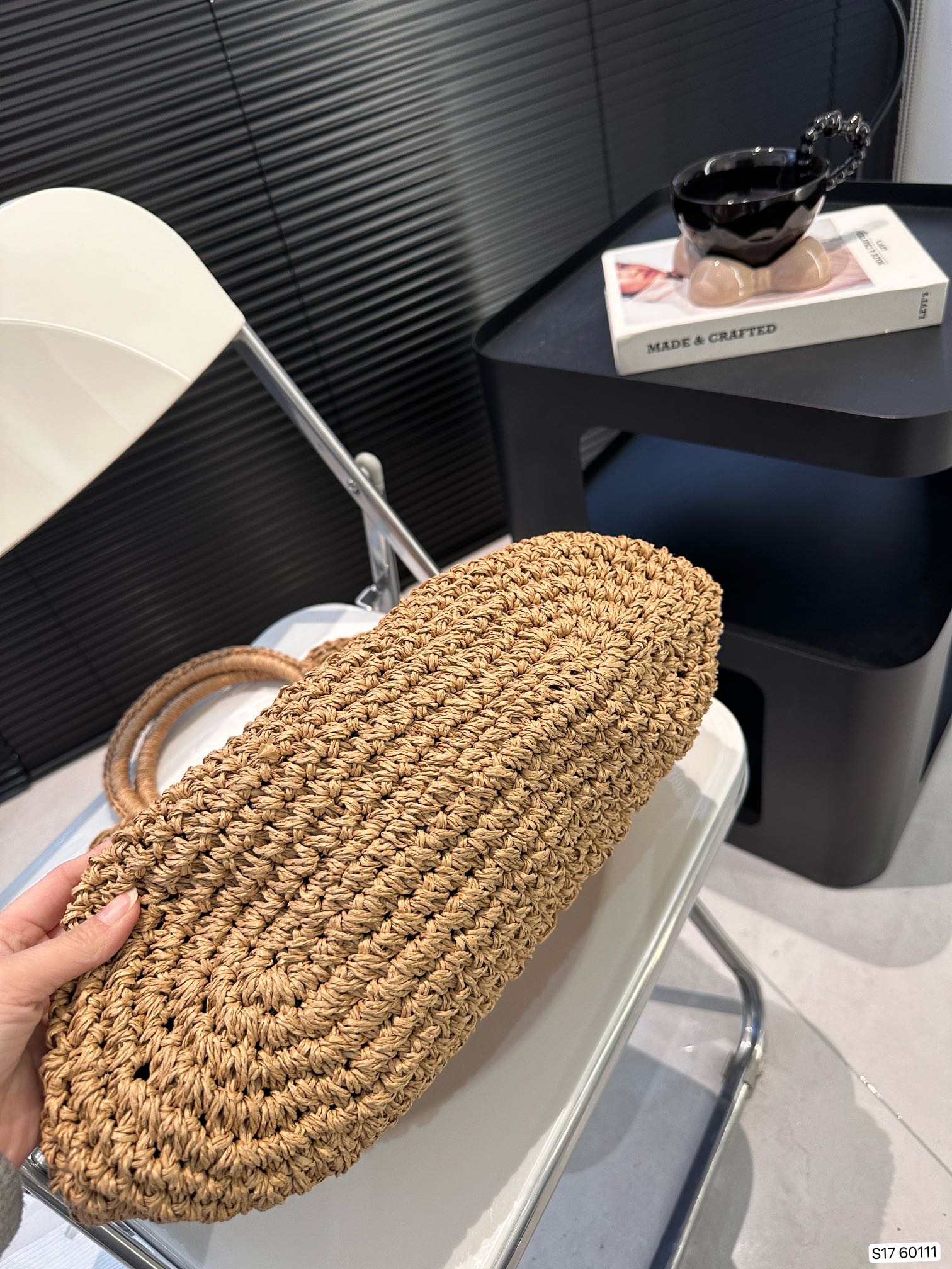 YSL Summer Fashion Straw Tote Bag 0724041110