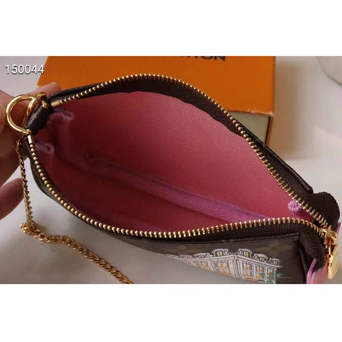 Louis Vuitton LV Women Mini Pochette Accessoires in Monogram Coated Canvas