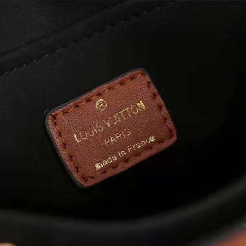 Louis Vuitton LV Women Dauphine MM Handbag in Monogram Canvas-Brown