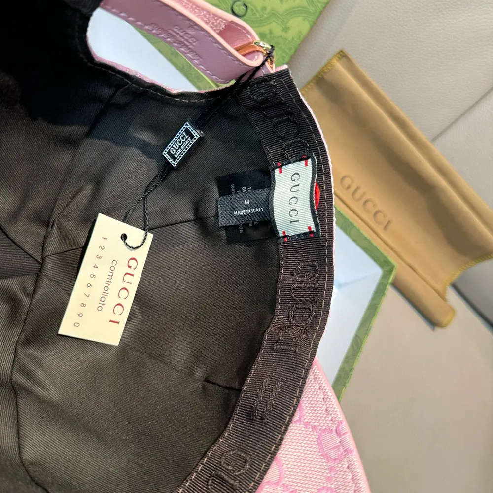 Gucci Unisex GG Canvas Baseball Hat-Pink 7484754HG625872