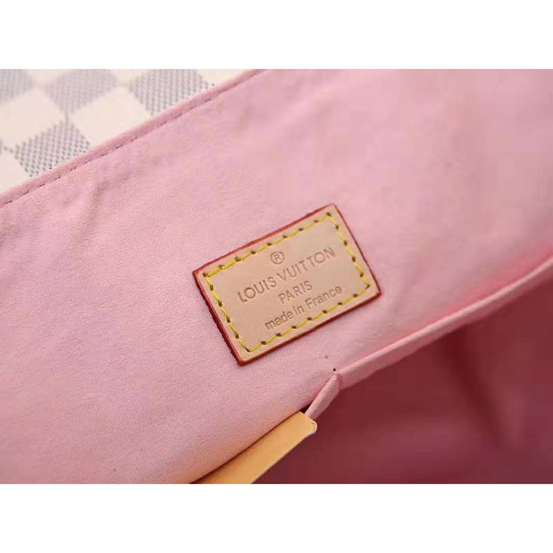 Louis Vuitton LV Women Sperone Backpack in Damier Azur Canvas-Grey