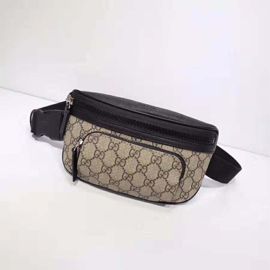 Gucci GG Unisex Gucci Eden Belt Bag in Beige/Ebony GG Supreme Canvas