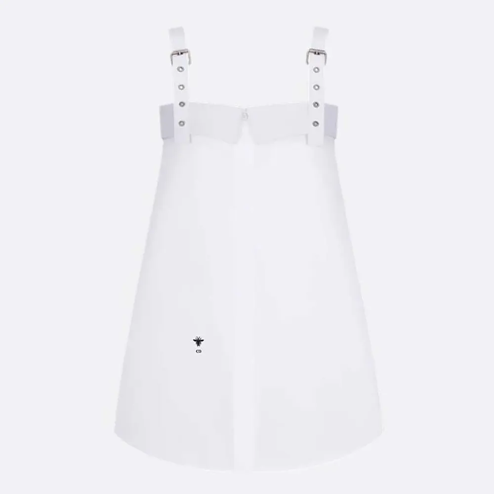 Dior Women Blouse White Cotton Poplin 521B87A3356_X0100