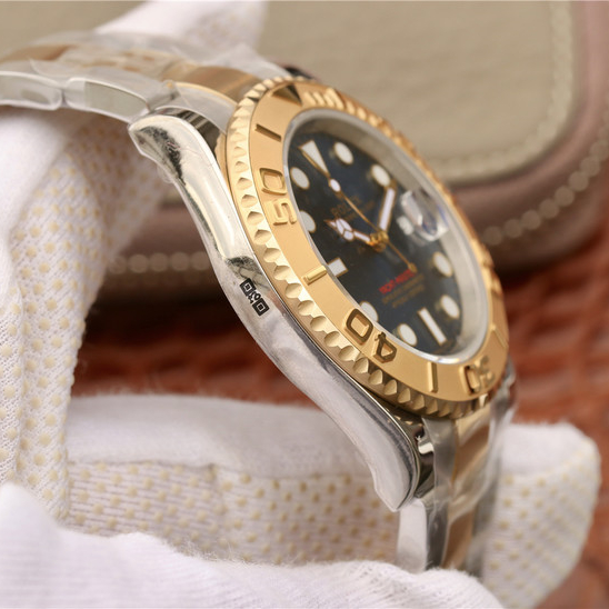 Rolex Yacht-Master Yellow Gold Bezel Blue Dial 40mm