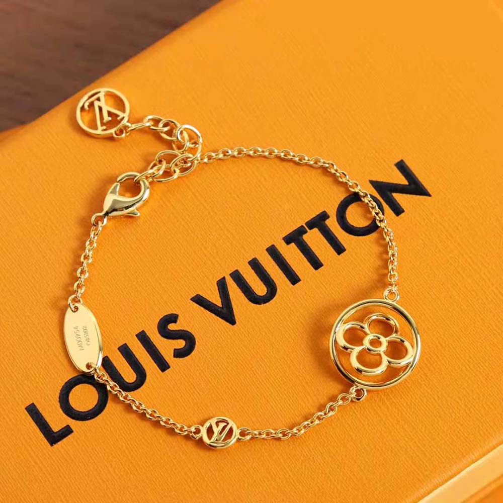 Louis Vuitton Women LV Twiggy Bracelet-Gold