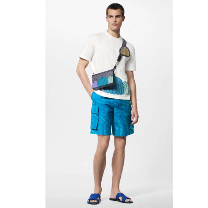 Louis Vuitton LV Unisex LV x YK Gaston Wearable Wallet Monogram Eclipse Reverse Coated Canvas