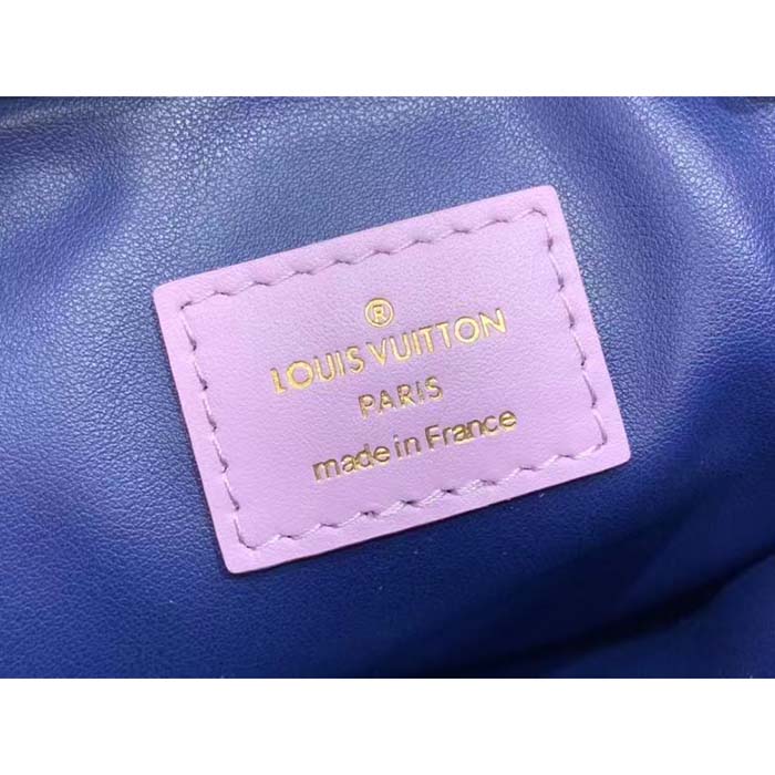 Louis Vuitton LV Women Coussin PM Handbag Light Purple Lambskin Zip Closure