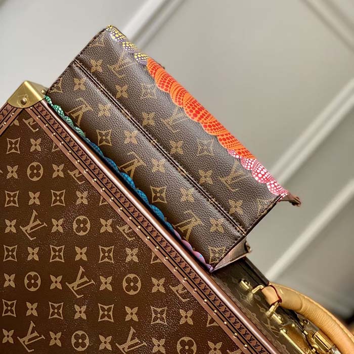 Louis Vuitton LV Women LV x YK OnTheGo PM​ Monogram Coated Canvas Pumpkin Print