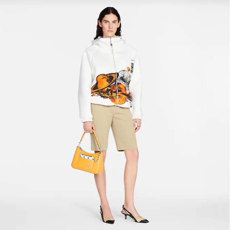 Louis Vuitton LV Women Marelle Handbag Yellow Epi Grained Cowhide Leather Canvas