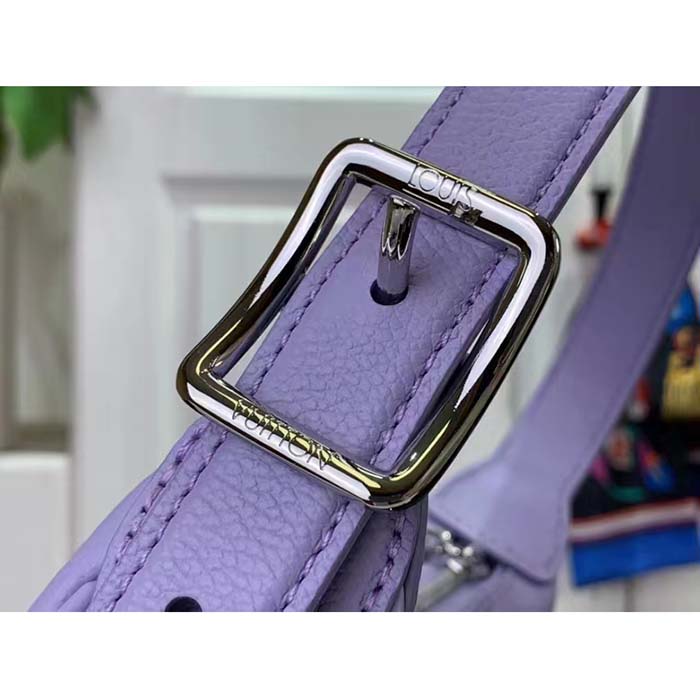 Louis Vuitton LV Women Mini Moon Purple Monogram Empreinte Embossed Supple Grained Cowhide Leather