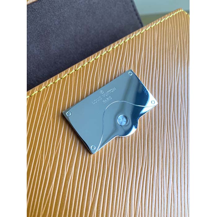 Louis Vuitton LV Women Cluny Mini Gold Miel Epi Grained Smooth Cowhide Leather