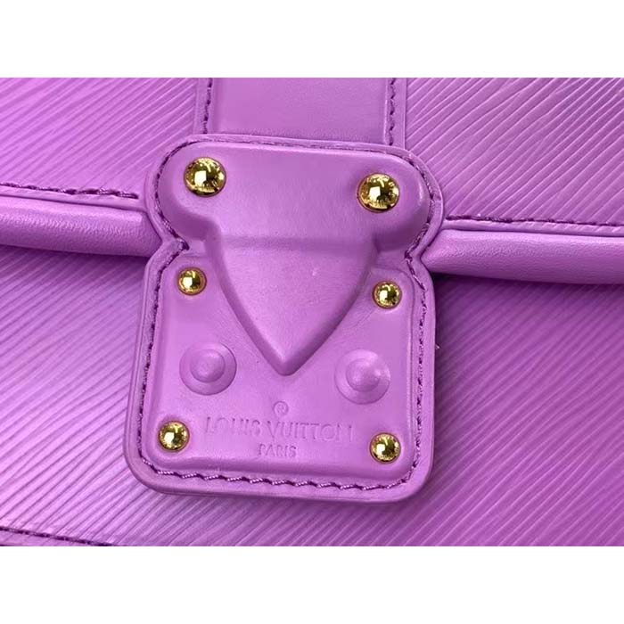 Louis Vuitton LV Women Hide Seek Lilas Provence Lilac Epi Grained Smooth Cowhide Leather