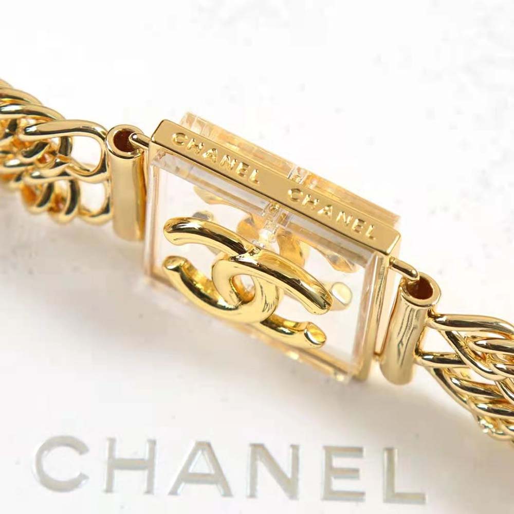 Chanel Women Choker in Metal & Resin