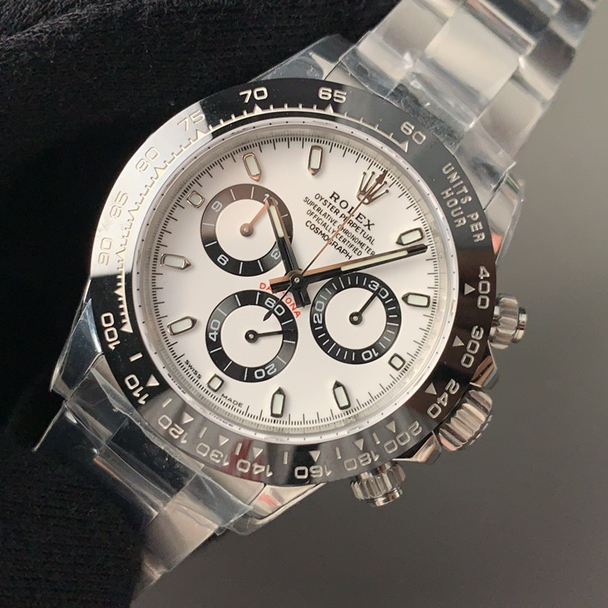 Rolex Daytona PANDA White Dial 40mm