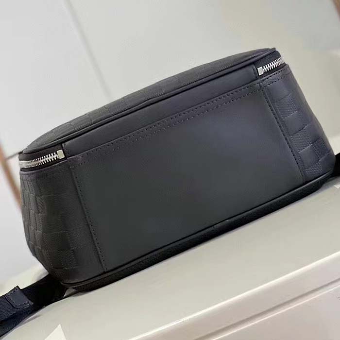 Louis Vuitton LV Unisex Michael Backpack NV2 Damier Infini Onyx Cowhide Leather